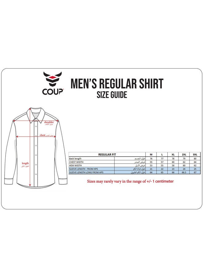 Coup - Regular Plain Shirt - Image 1