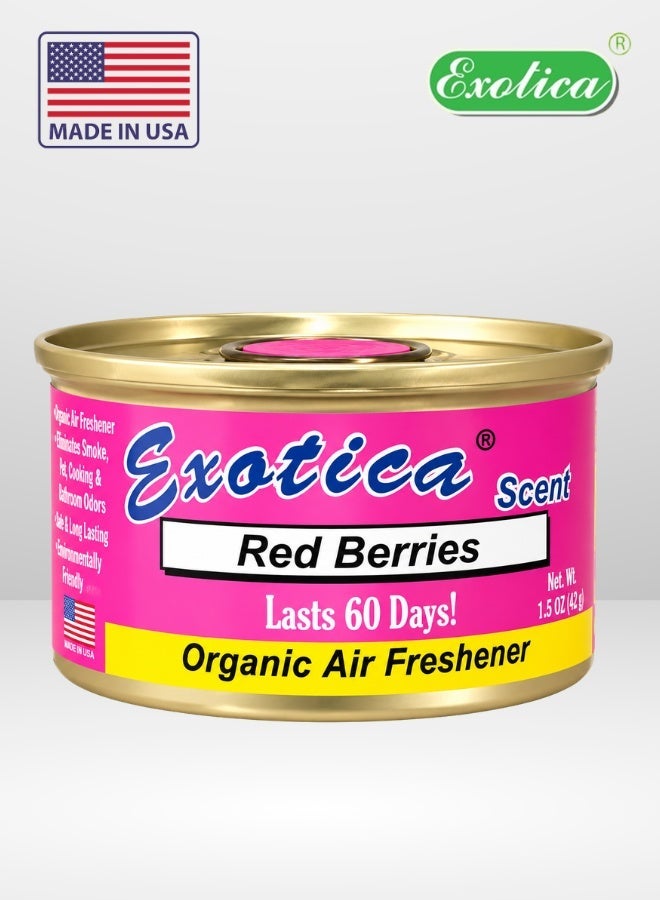 معطر سيارة Exotica Red Berries عضوي