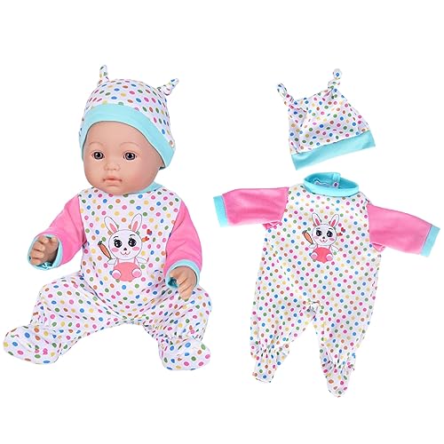 ebuddy Doll Clothes 3 Set Baby Doll Clothes Fit for 16 to 17 Inch Baby Dolls 15 inch Dolls(Total 7 Pcs) - Image 3