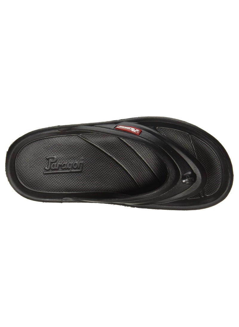 Paragon Men's Flip Flops Men's Slippers footwear 1125 Black  - Image 2