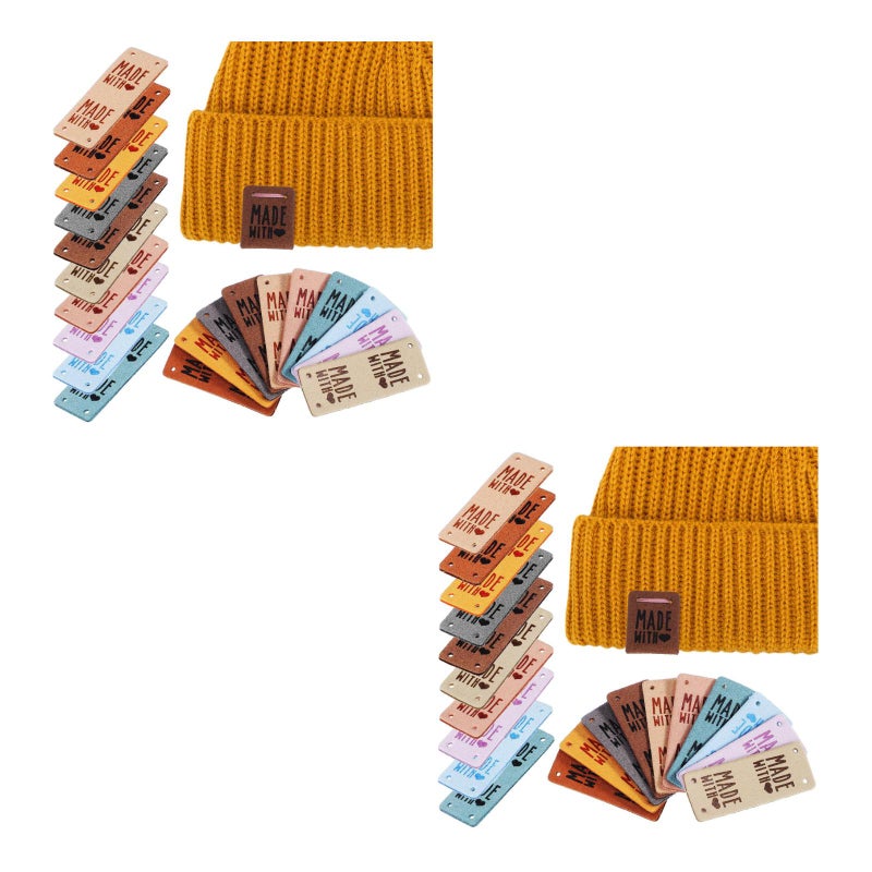 100 pcs Handmade Clothing Tags Tags Knitting Clothing Tags Handmade Hat Tags - Image 1