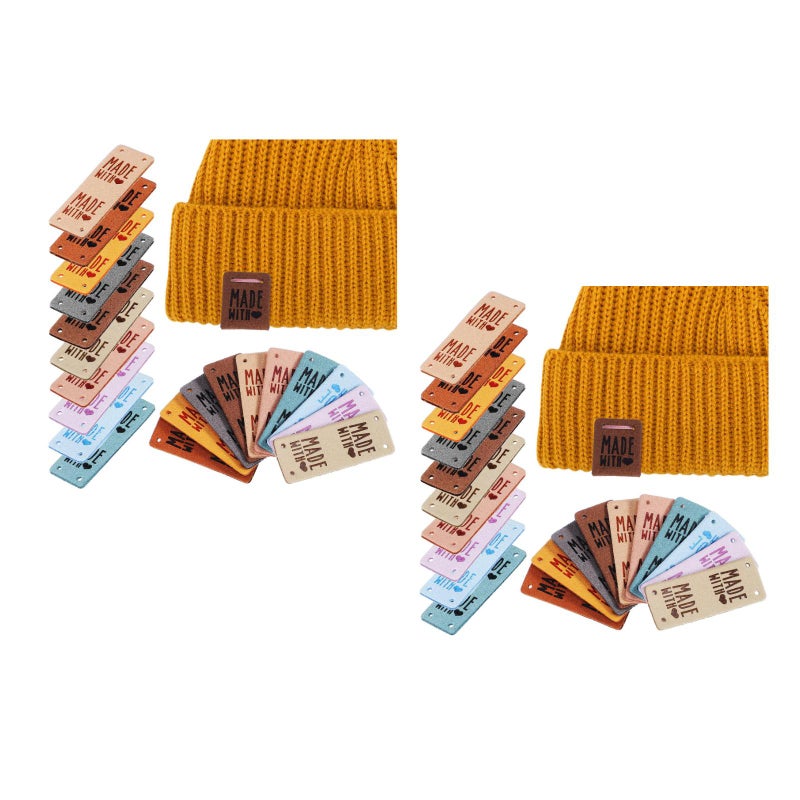 100 pcs Handmade Clothing Tags Tags Knitting Clothing Tags Handmade Hat Tags - Image 4