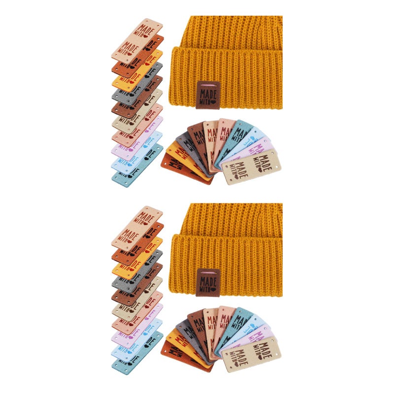 100 pcs Handmade Clothing Tags Tags Knitting Clothing Tags Handmade Hat Tags - Image 5