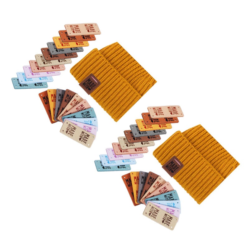 100 pcs Handmade Clothing Tags Tags Knitting Clothing Tags Handmade Hat Tags - Image 3