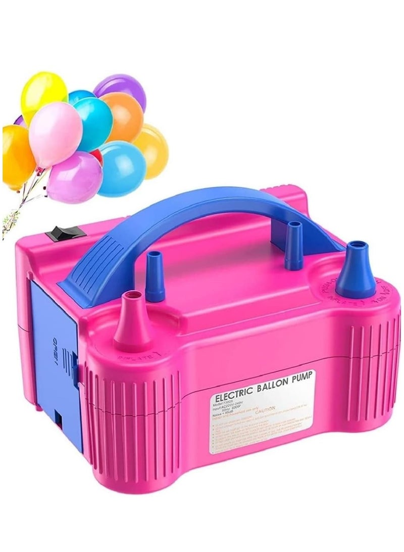 Electric Balloon Pump, Portable Balloons Air Pump for Balloon Arch, Balloon Garland, Party Decorations, Kids Birthday, Baby Shower, Party Supplies & Decorations Pink - Image 1