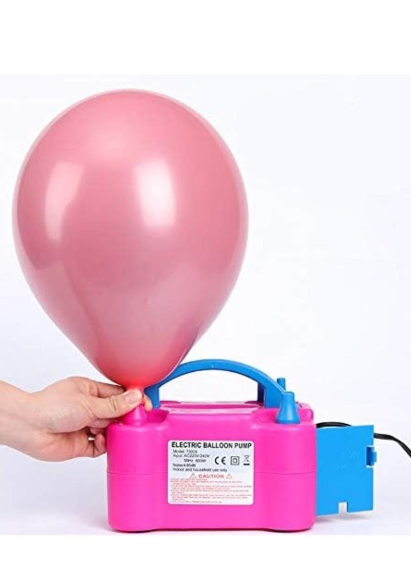 Electric Balloon Pump, Portable Balloons Air Pump for Balloon Arch, Balloon Garland, Party Decorations, Kids Birthday, Baby Shower, Party Supplies & Decorations Pink - Image 2