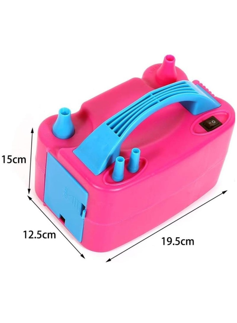 Electric Balloon Pump, Portable Balloons Air Pump for Balloon Arch, Balloon Garland, Party Decorations, Kids Birthday, Baby Shower, Party Supplies & Decorations Pink - Image 4