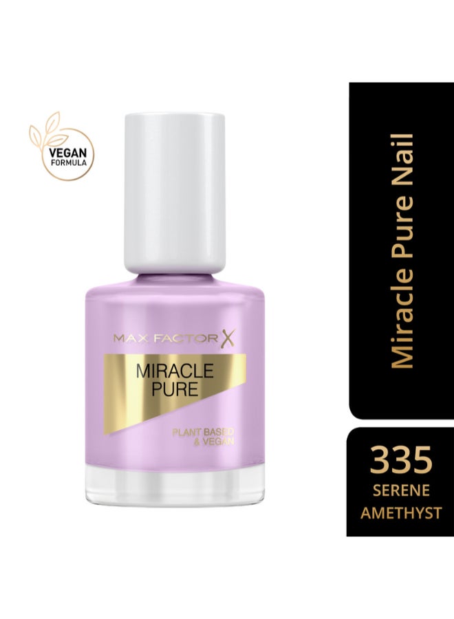 Max Factor طلاء أظافر معجزة بيور، مجموعة كريستال الشفاء - أميثيست هادئ، 12 مل - Image 2