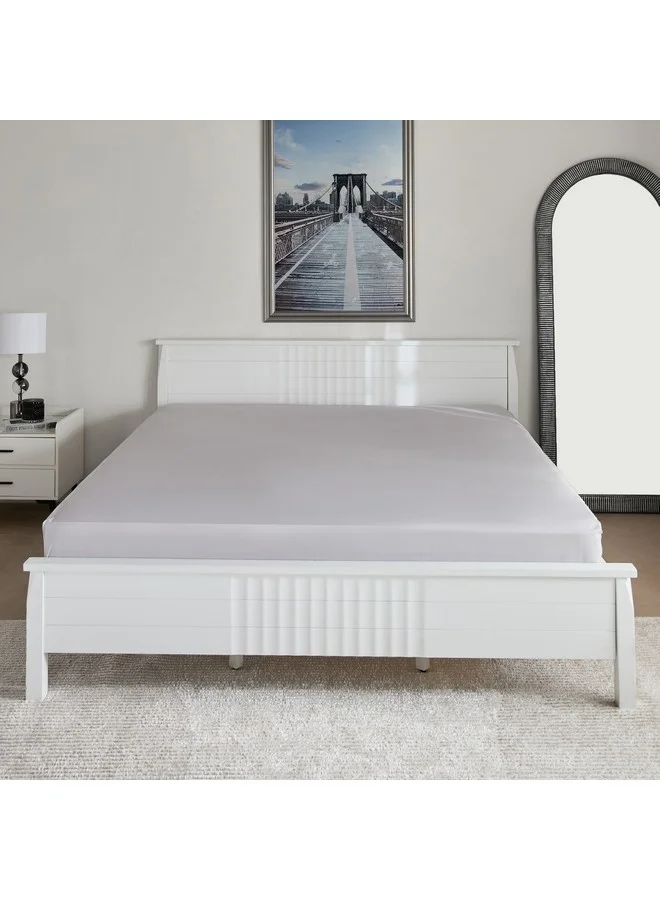 Purely Percale Olympic Queen Fitted Sheet 200 x 40 x 160 cm