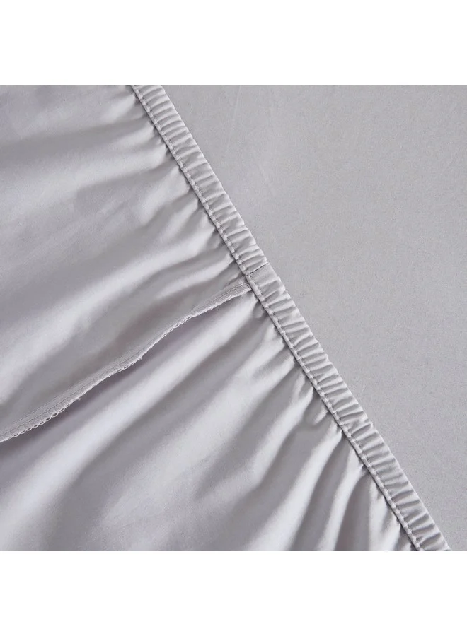 Home Box Purely Percale Olympic Queen Fitted Sheet 200 x 40 x 160 cm