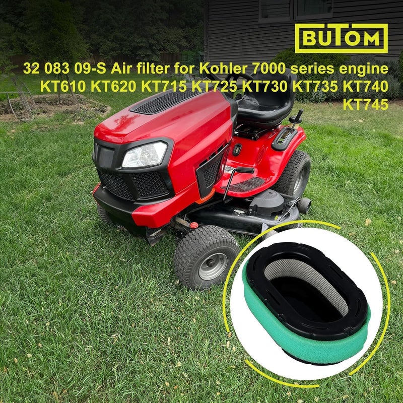 Butom XT1 Oil Change Kit Air Filter for Cub Cadet KH-32-883-09-S1 XT2 XT1 LT46 LT50 ZT1-54 ZT1-42 Kohler 7000 Series KT715-KT745 725CC Engines Replace 32-083-09-S - Image 2