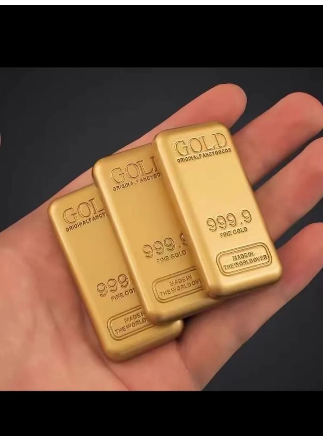 نموذج سبائك ذهب من سبيكة معدنية صلبة لألعاب الكوسبلاي، ديكور مكتبي هدية تجميعية لعشاق الألعاب - Image 4