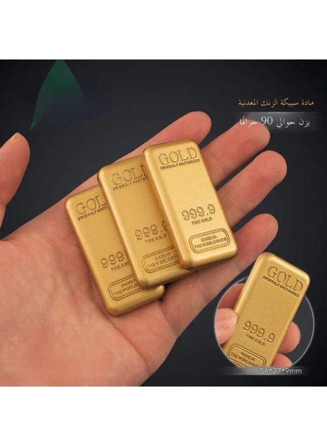 نموذج سبائك ذهب من سبيكة معدنية صلبة لألعاب الكوسبلاي، ديكور مكتبي هدية تجميعية لعشاق الألعاب - Image 3