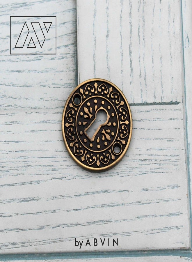 ABVIN Round Antique Keyhole with Design, Key Hole for Lock - 1 pcs - Image 2