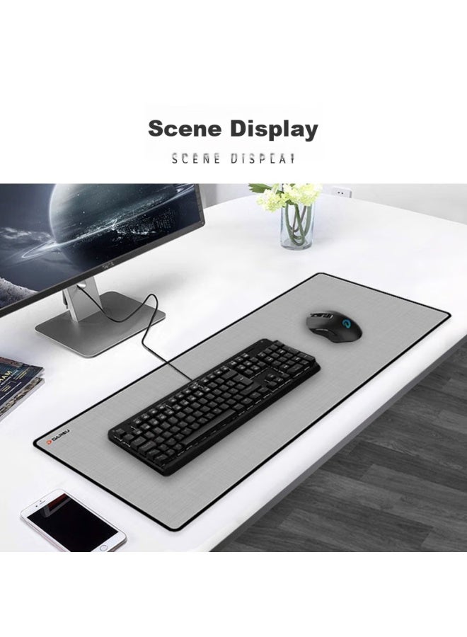 Daryo Dareu Pg-d83 Textured Gaming Mouse Pad, Extra Large, 800*300*4mm, Thickened With Locked Edges, For Office Keyboard, Computer Desk Pad, Gray - Image 5
