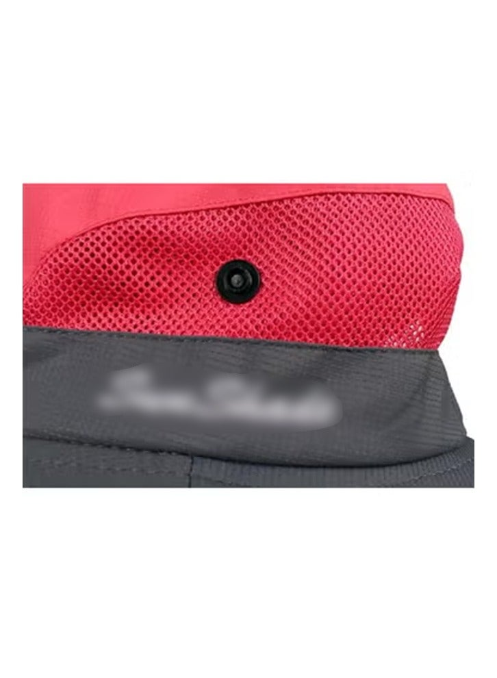 DUNISO Women's Sun Hat Wide Brim Mesh Boonie Hat Foldable Cap Beach Bucket Hat - Image 4