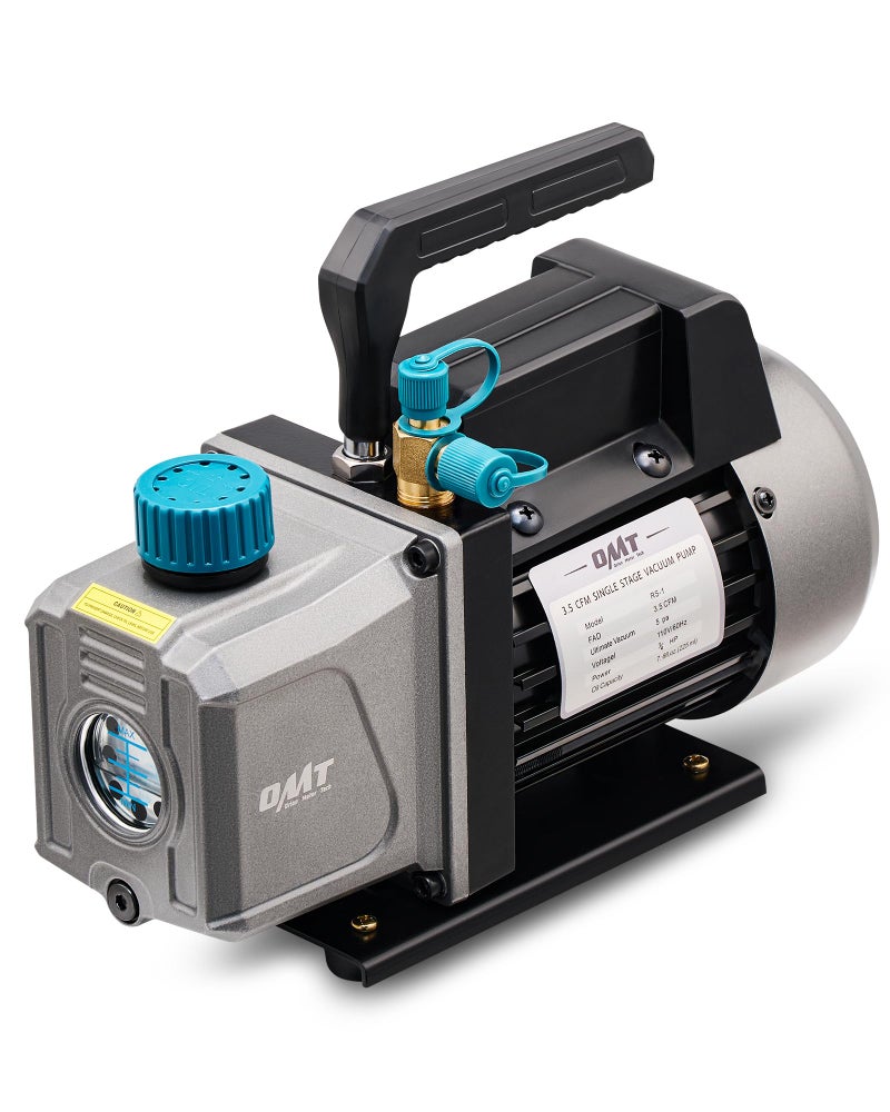 مضخة تفريغ أورايون موتور تك 35 cfm 14 hp مضخة تفريغ أحادية المرحلة لنظام تكييف الهواء R12 R22 R134a R410a R502 مجموعة مضخة تفريغ السيارات مع زيت إضافي