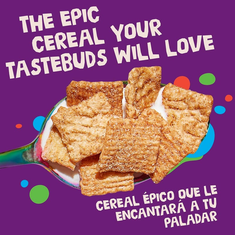 Cinnamon Toast Crunch حبوب الإفطار بحبوب القرفة العملاقة، 27 أونصة - حبوب قرفة مقرمشة مع قرفة حقيقية - Image 4