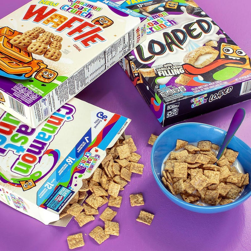 Cinnamon Toast Crunch حبوب الإفطار بحبوب القرفة العملاقة، 27 أونصة - حبوب قرفة مقرمشة مع قرفة حقيقية - Image 3