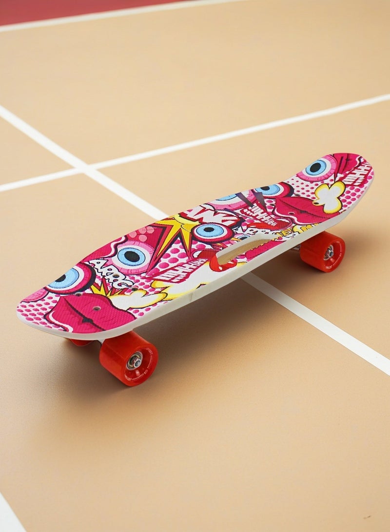 إيزي فيتشور لوح تزلج كامل للأطفال من EASY FUTURE - لوح Penny Board Cruiser قصير للأطفال من سن 6 إلى 12 عامًا، والمراهقين والمبتدئين الذين يتعلمون التزلج - Image 1
