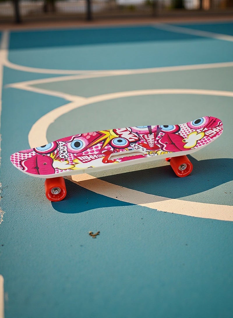 إيزي فيتشور لوح تزلج كامل للأطفال من EASY FUTURE - لوح Penny Board Cruiser قصير للأطفال من سن 6 إلى 12 عامًا، والمراهقين والمبتدئين الذين يتعلمون التزلج - Image 4