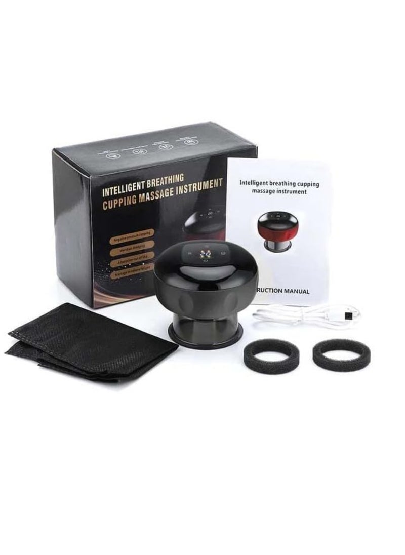 ELTRAZONE Electric Cupping Massager 3-in-1 Heating Therapy Device with 12 Suction Levels & Adjustable Temperature, Dynamic Gua Sha Tool with Infrared Heat for Pain Relief, Cellulite Reduction, Muscle Recovery, Deep Tissue Massage, Lymphatic Drainage & Detox - Image 4