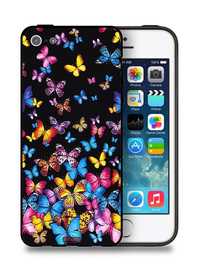 Tolwak Apple iPhone 5/5s/SE Protective Case Colorful Butterflies - Image 1