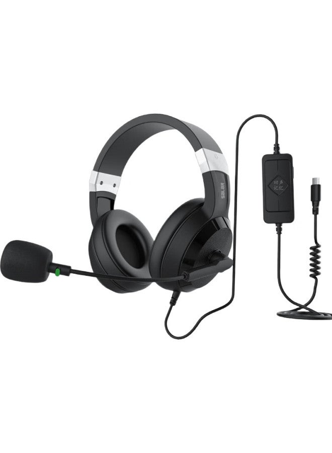 salar Soundpeats E28 Type-C Headphones Headset English Speaking Test Special Oral Language Ear Return Memory Book Reading Suitable For C Port Computer Ipad Tablet Apple Huawei Xiaomi Black - Image 1
