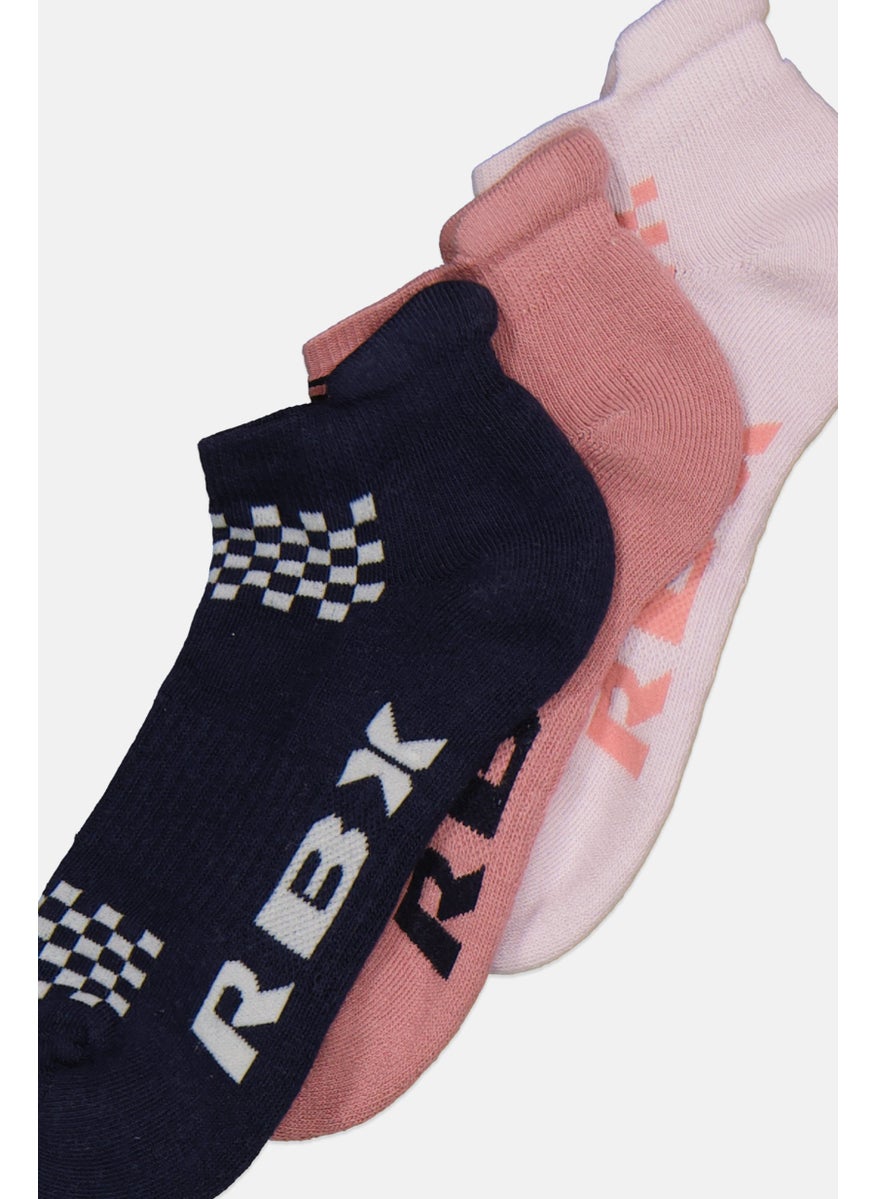 Women 3 Pcs Half Ankle Sport Socks, Pink - pzsku/Z1605076837D769D8A756Z/45/_/1729779430/ce9b661c-4ed3-4769-934e-5165f4df0524