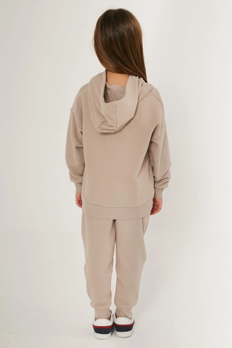 يو اس بولو اسن BASE. Polo Assn. Glow Gray Girls' Tracksuit Set