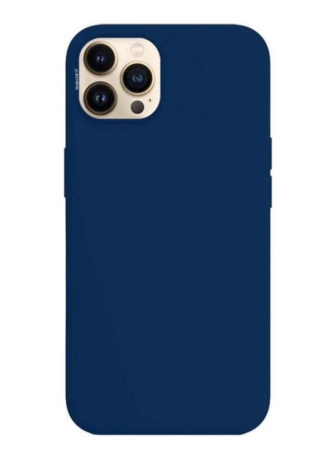 Protective Soft Silicone Case Cover for iPhone 13 Pro Max Royal Blue - Image 1