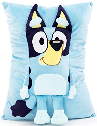 Jay Franco Bluey Snuggle Pillow Super Soft Plush Decorative Throw Pillow Measures 15 Inches Official Bluey Product - Image 1