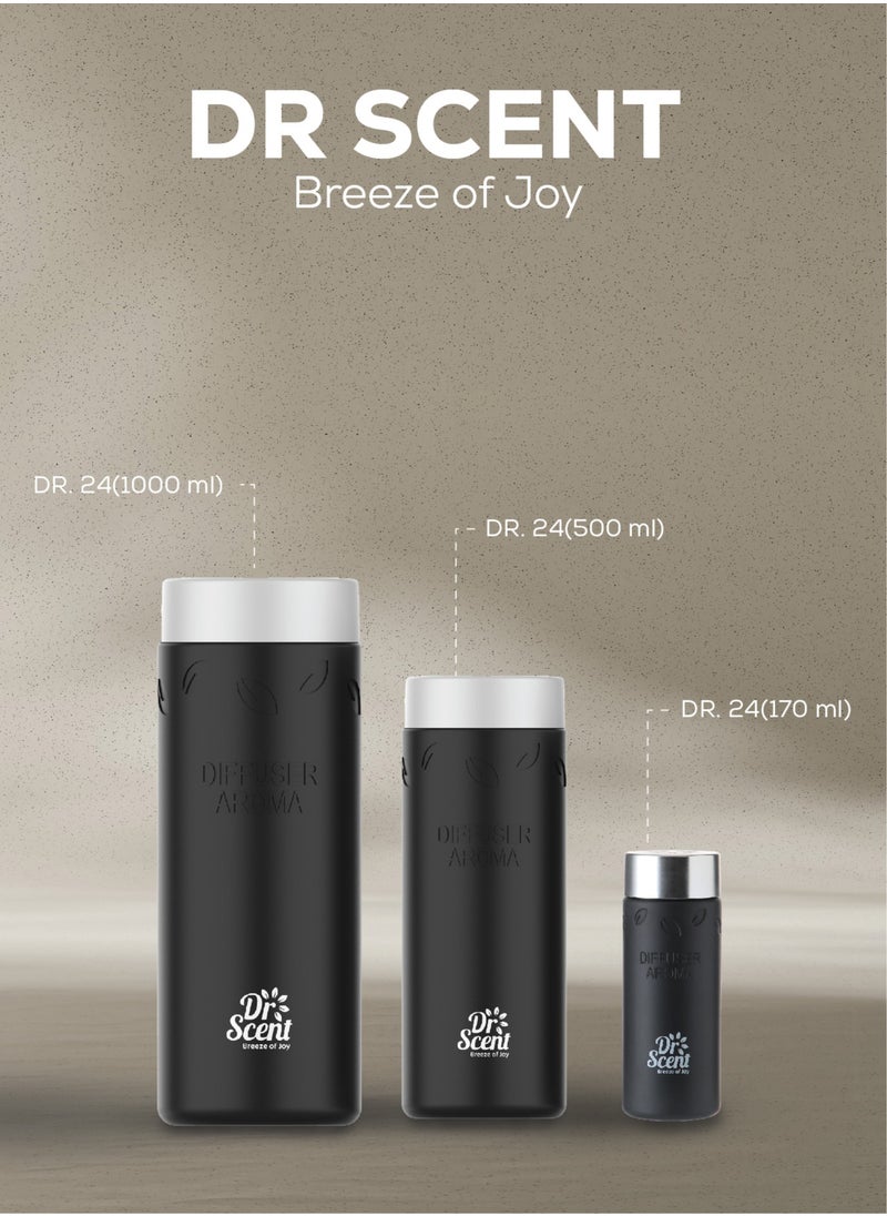 Dr Scent Diffuser Aroma Oil Dr24 , with Notes of Citrus, Floral & Hints of Amber (500 ml)  - Image 2