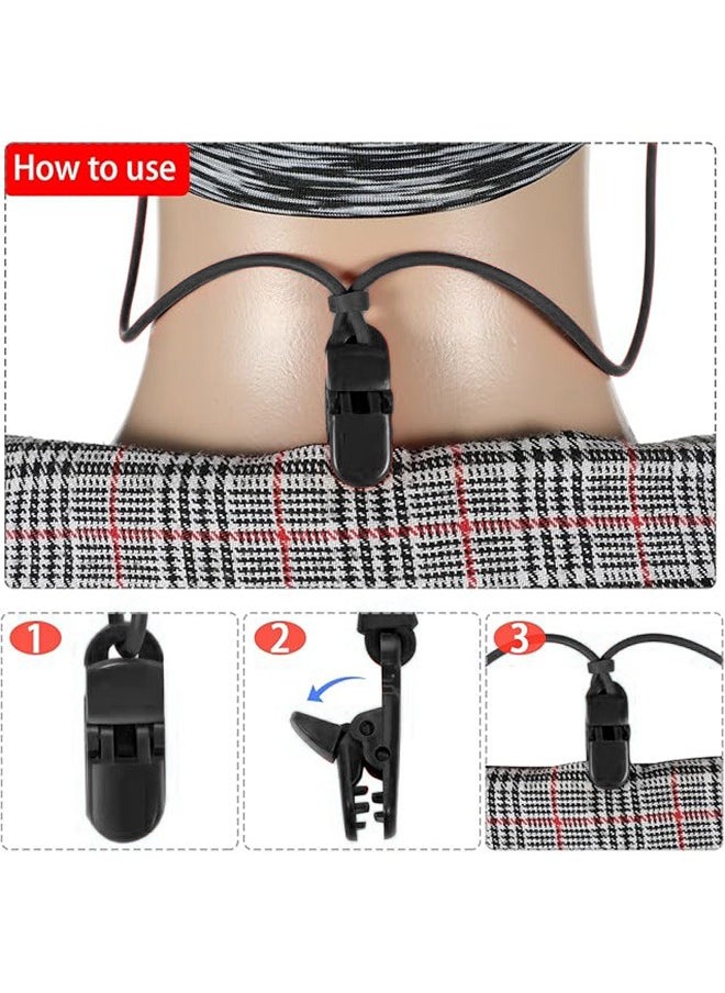 Tingoton - 2 Pieces Hearing Aid Accessories for Adults Seniors Kids Adjustable Hearing Aid Clip Hearing Aid Holder with Clip Anti-lost Hearing Aid Lanyard Straps for Various Hearing Devices - Image 1