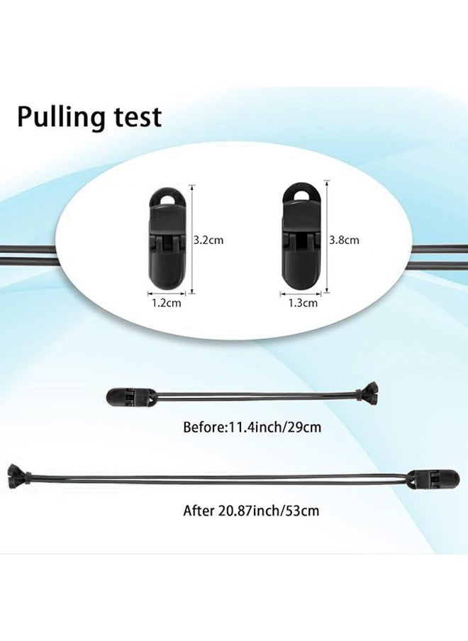 Tingoton - 2 Pieces Hearing Aid Accessories for Adults Seniors Kids Adjustable Hearing Aid Clip Hearing Aid Holder with Clip Anti-lost Hearing Aid Lanyard Straps for Various Hearing Devices - Image 1