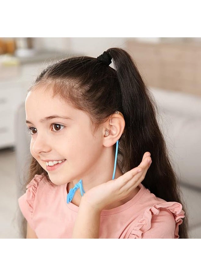 Tingoton - 2 Pieces Hearing Aid Accessories for Adults Seniors Kids Adjustable Hearing Aid Clip Hearing Aid Holder with Clip Anti-lost Hearing Aid Lanyard Straps for Various Hearing Devices - Image 1