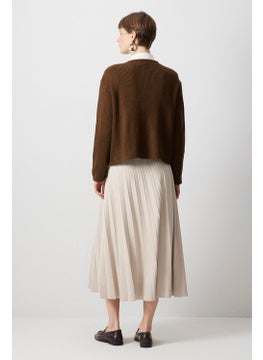 Touche Gold Buttoned Short Cardigan  - Image 3