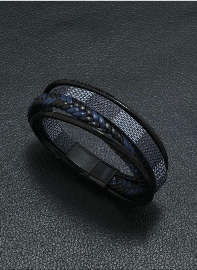 Luxury Concept - Elegant High Quality Of PU Leather Bracelet For Men - Image 1