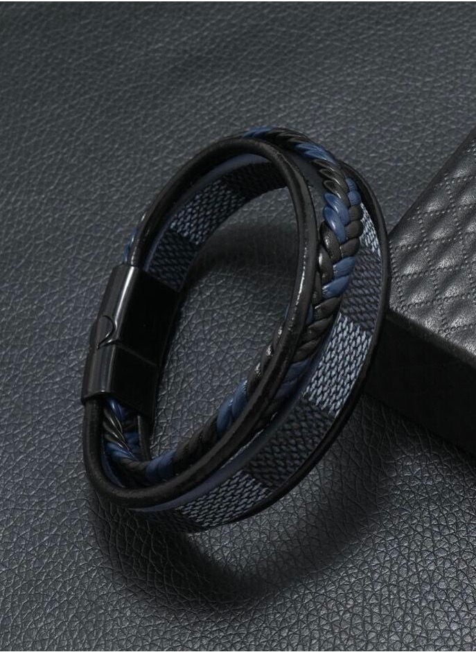 Luxury Concept - Elegant High Quality Of PU Leather Bracelet For Men - Image 1