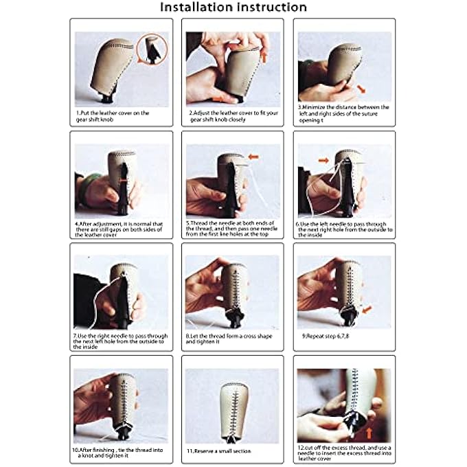 rayihni CKE Compatible with Toyota Camry Corolla Corolla Cross Avalon Accessories Car Center Console Gear Shift Knob Cover Trim Protector Cap Carbon Fiber and Black - Image 4