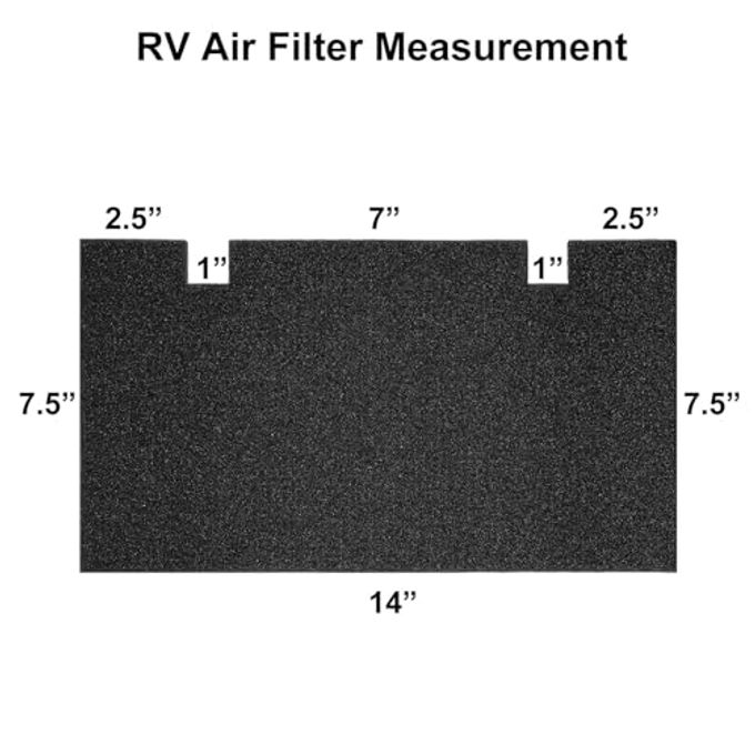 Tatuo 4 Packs RV A/C Replacement Air Filter 14 x 7.5 Inch Compatible with Duo Therm-Compatible RV A/C Replacement Filters - Image 5