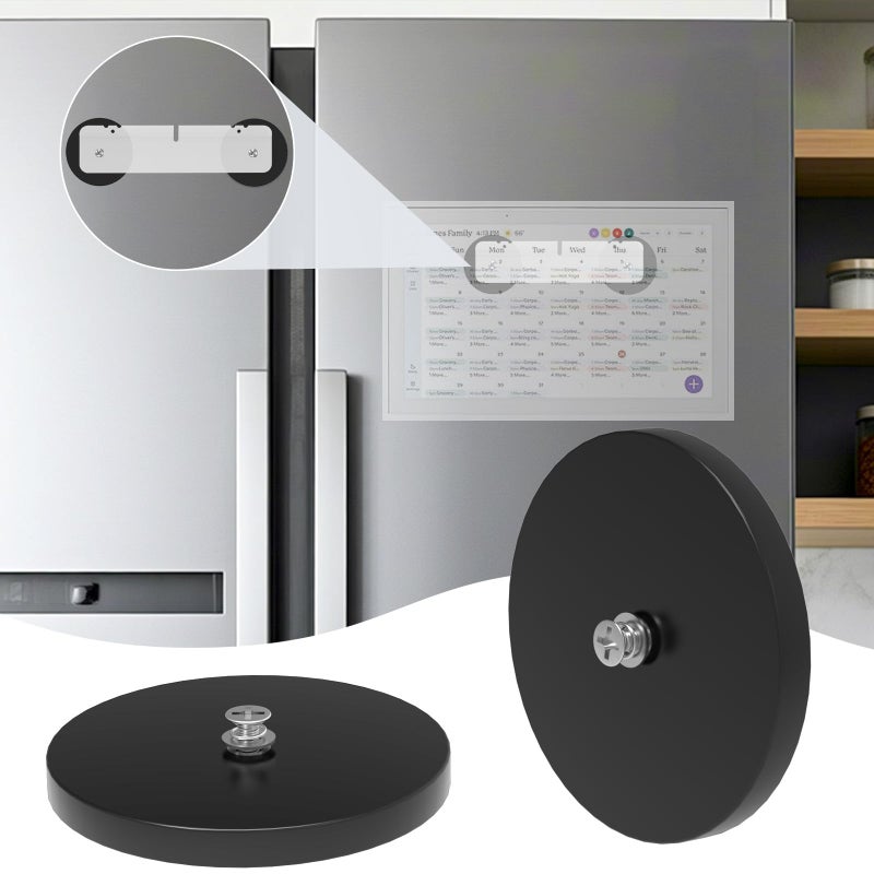 Magnet Mount for Skylight Calendar 15 inch Digital Calendar No Punch Magnetic Wall Mount for Skylight Calendar Refrigerator Mount for Skylight Calendar Accessories for Skylight Calendar 2 Packs