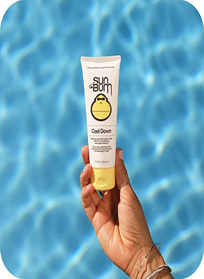 Sun Bum Sun  Cool Down Aloe Vera Lotion Vegan And Hypoallergenic After Sun Gel With Cocoa er To Soothe And Hydrate Sunburn Pain Relief 3 Ounce 2 Pack - Image 4