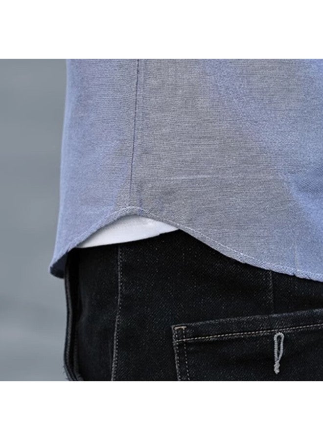 Tucano Tucano Men's Solid Color Casual Fashion Korean Style Shirt Trendy Cotton Comfortable All-match Men's Clothing Gray 2xl - Image 5