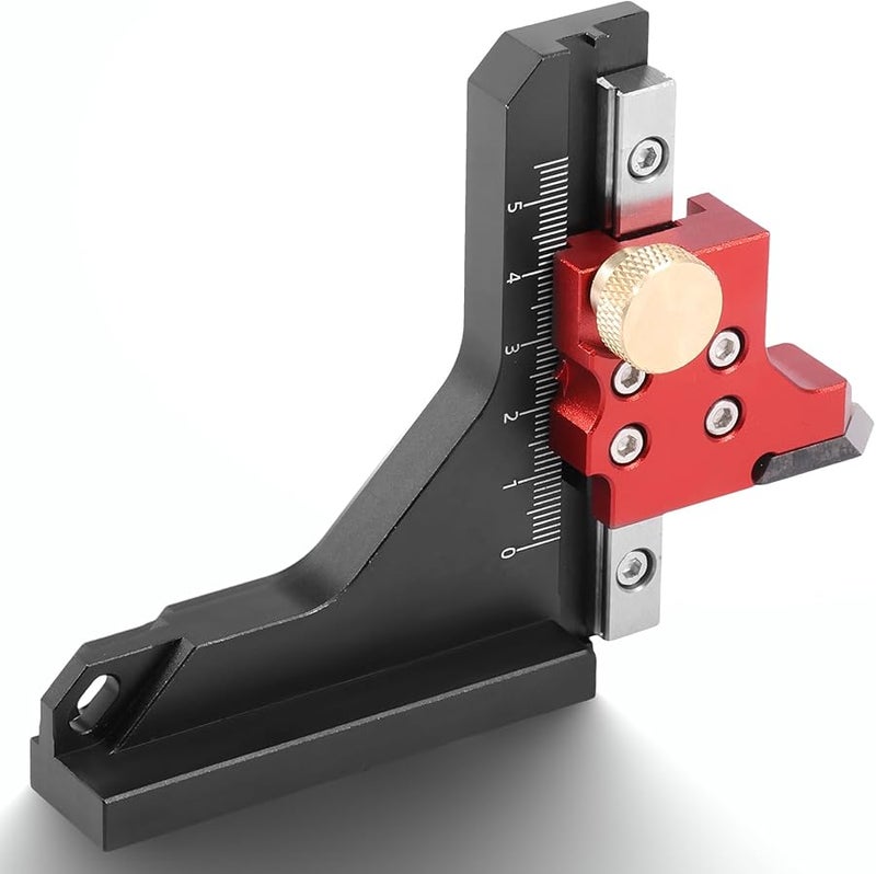 مقياس الارتفاع للأعمال الخشبية من سبائك الألومنيوم بمقياس متري عالي الدقة لمناشير الطاولة وطاولات الراوتر - Image 1