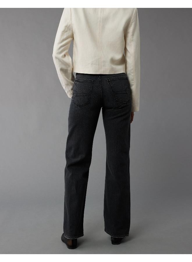 امريكان ايجل جين سترجيد عالي الخصر بقصة مستقيمة - Image 4