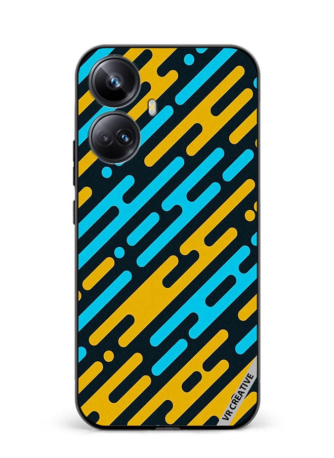 VR CREATIVE Protective Case Cover For Realme 10 Pro Plus Abstract Design Multicolour  - Image 1