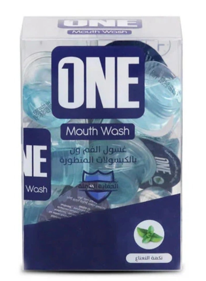 وان غسول الفم المتطور بنكهة النعناع