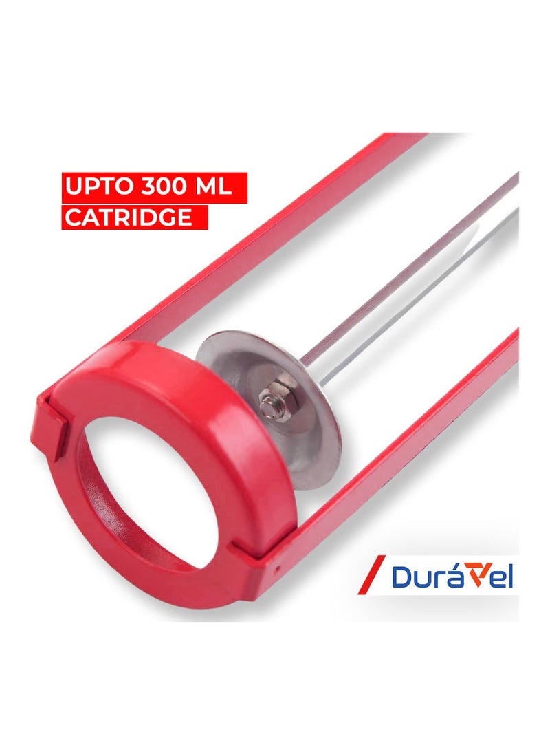 Duravel Duravel General Purpose Silicone Gun, Heavy-duty Silicone sealant Gun, Metal silicone Gun with Quick Release Plate for Adhesives  - Image 3