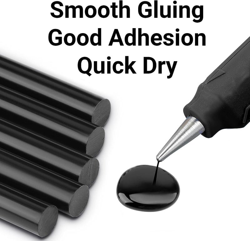 Themisto® 11mm Black Hot Melt Glue Stick Pack of (10 PC) - Image 2